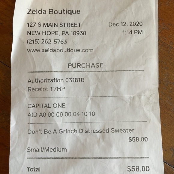 Olive green wishlist sweater.. originally $58, never worn, tags still on - Picture 6 of 7